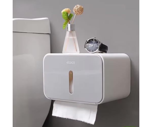 Держатель настенный ECOCO для салфеток и туалетной бумаги Серый (1479) Держатель настенный ECOCO для салфеток и туалетной бумаги Серый (1479)