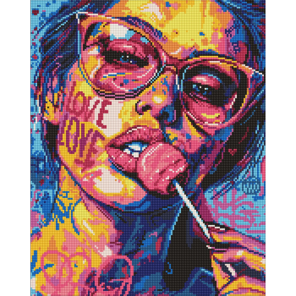 Алмазна мозаїка Ideyka Дівчина з цукеркою AMO8071 40х50 см (RLT50625)