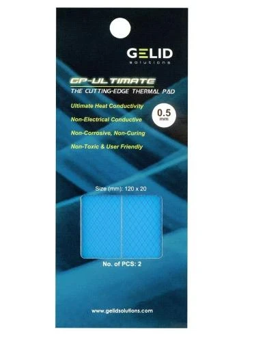 Термопрокладка Gelid Solutions GP-Ultimate 2 шт. 15 Вт/мК 12х2 см 0,5 мм (TP-VP04-R-A) - фото 3