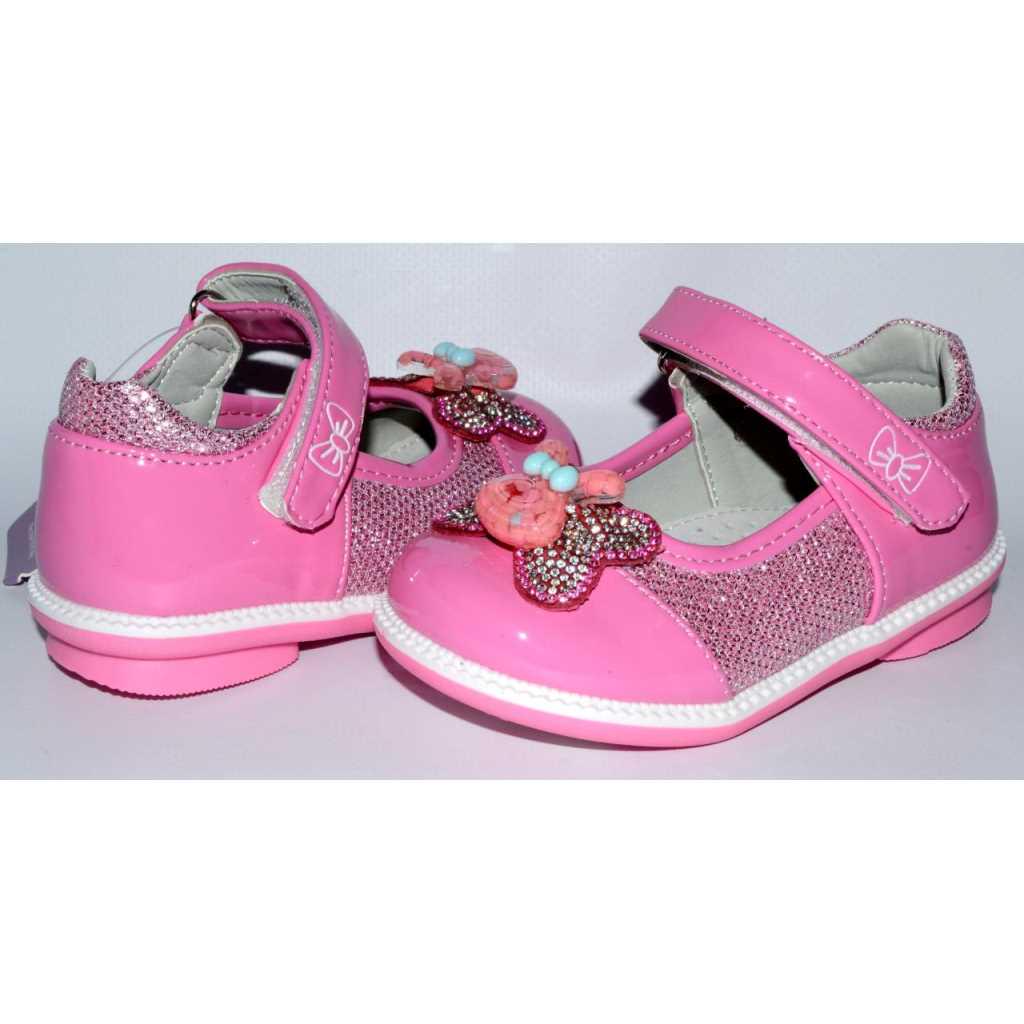 Туфлі для дівчинки Tom.m 105-5080-09 р. 24 15 см Рожевий (105-5080-09-24) - фото 2