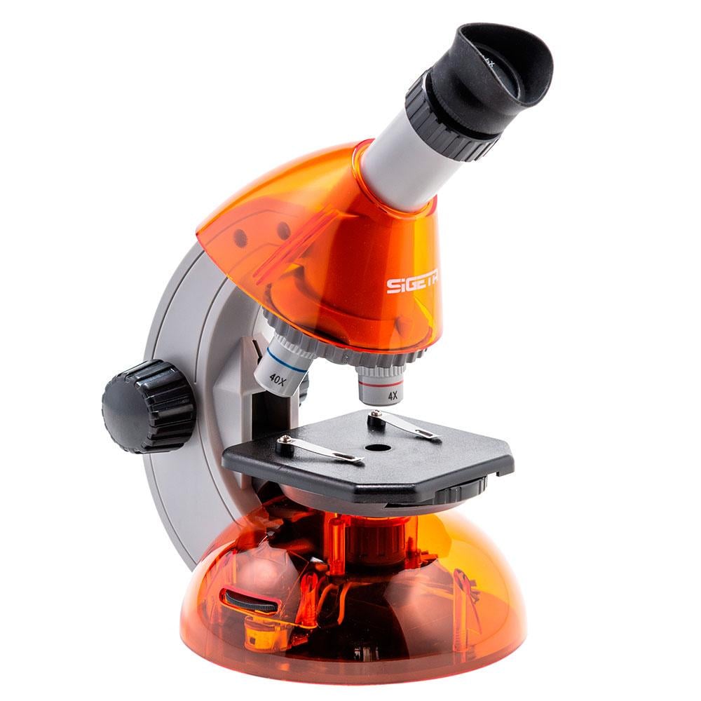 Микроскоп детский SIGETA MIXI 40x-640x Оранжевый (2537374974)