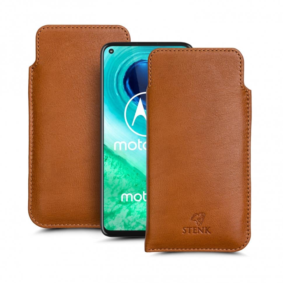 Футляр Stenk Elegance для Motorola Moto G8 Camel (66297)