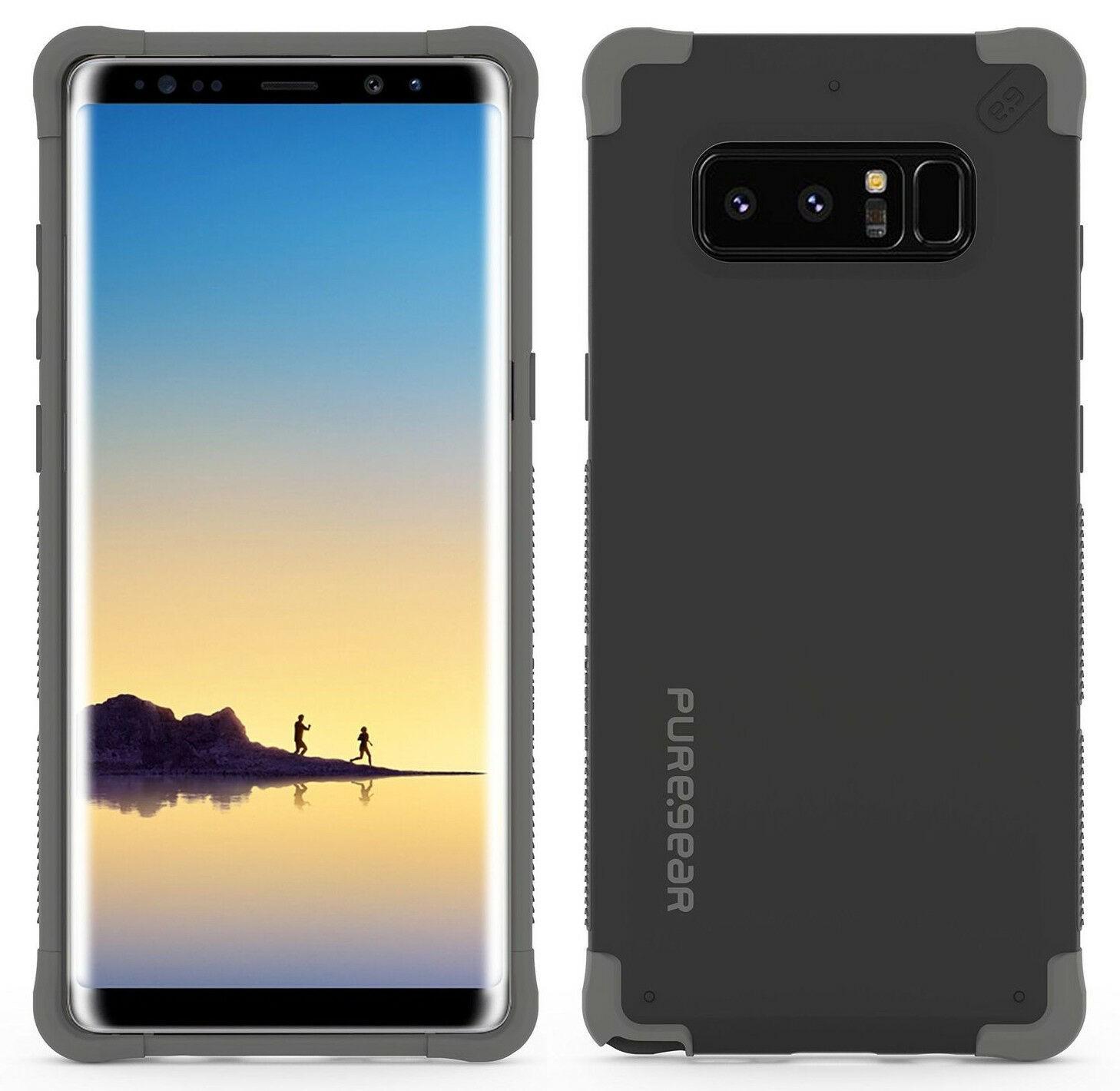 Противоударный бронированый чехол PureGear DualTek Military Милитари для Samsung Galaxy Note 8 Matte Black