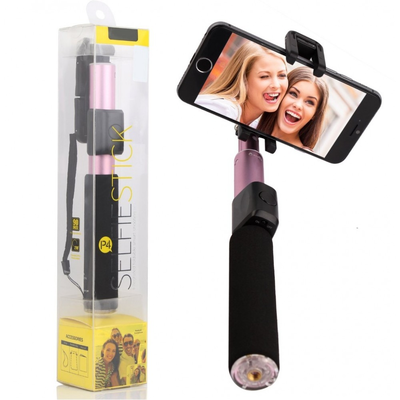 Селфі-монопод Remax Mini RP-P5 Cable Selfie Stick Silver - фото 2