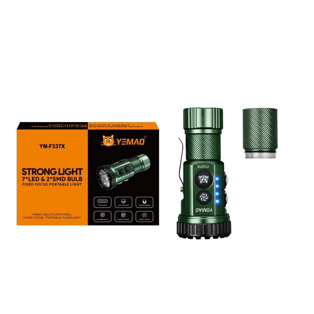 Фонарик аккумуляторный YEMAO YM-F337 Type-C 18650 (31377936)