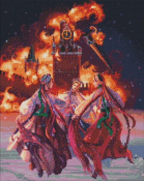 Алмазна мозаїка Ідейка Вогонь вільності 40х50 см (AMO7619)