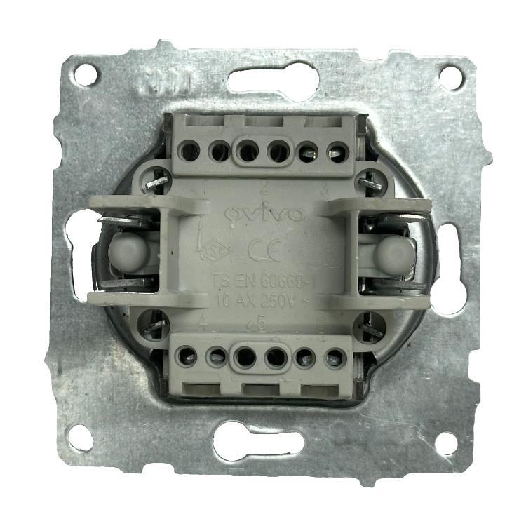 Выключатель одноклавишный Ovivo Grano Антрацит (27549422) - фото 2 Выключатель одноклавишный Ovivo Grano Антрацит (27549422) - фото 2