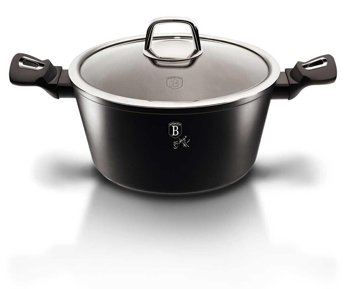 Каструля з кришкою Berlinger Haus Black Silver Collection антипригарне покриття 4,1 л (28398854)