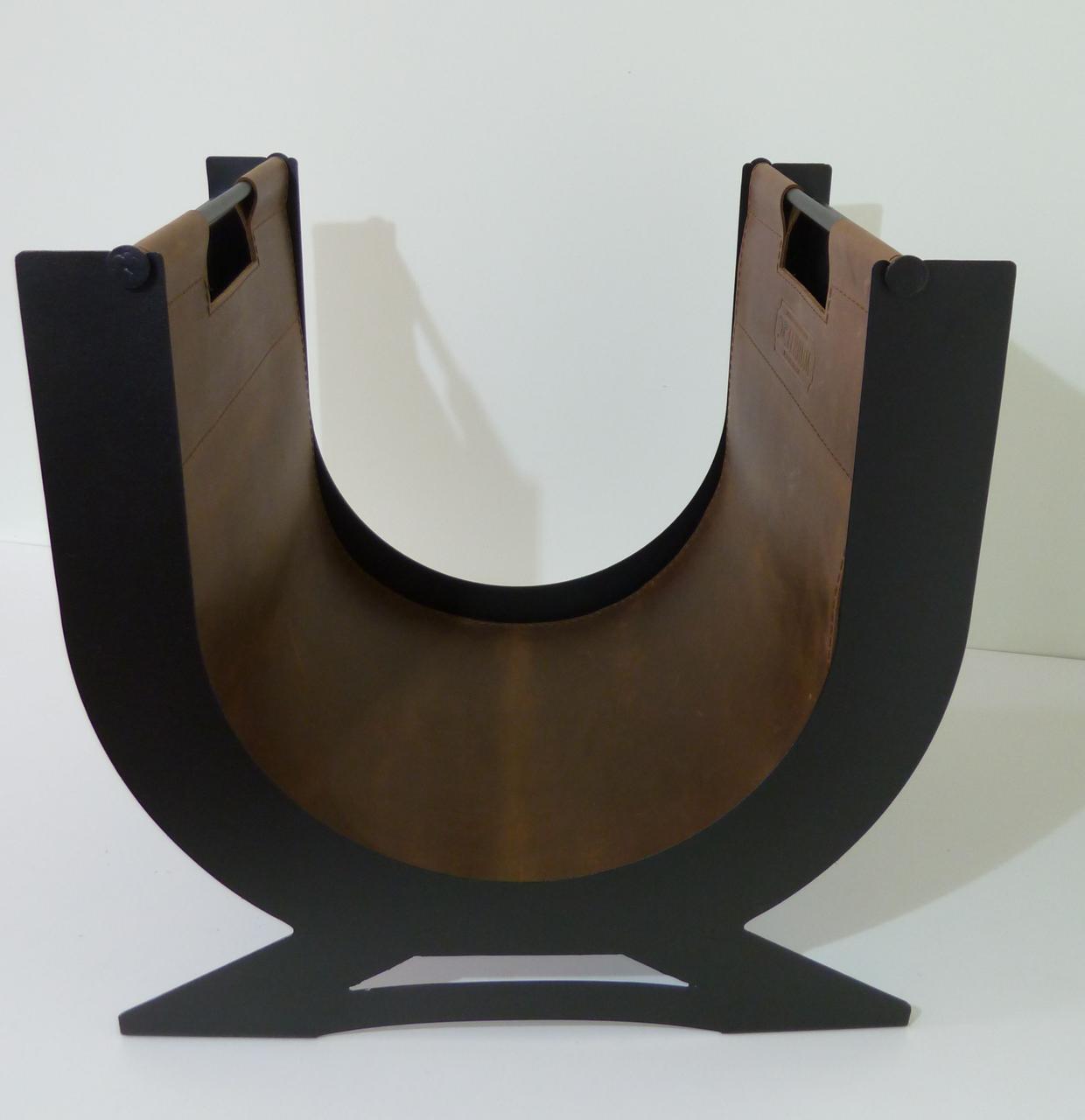 Дровница для камина Зевс с сумкой для дров Черный (891) - фото 4 Дровница для камина Зевс с сумкой для дров Черный (891) - фото 4