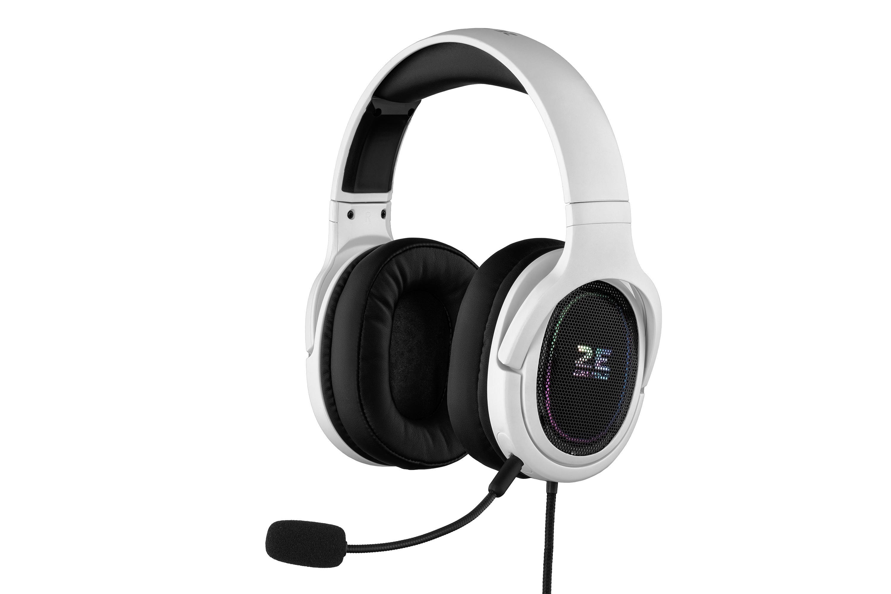 Навушники 2E GAMING HG330 провідні 7,1 мікрофон LED-підсвічування для ПК Білий (625121)