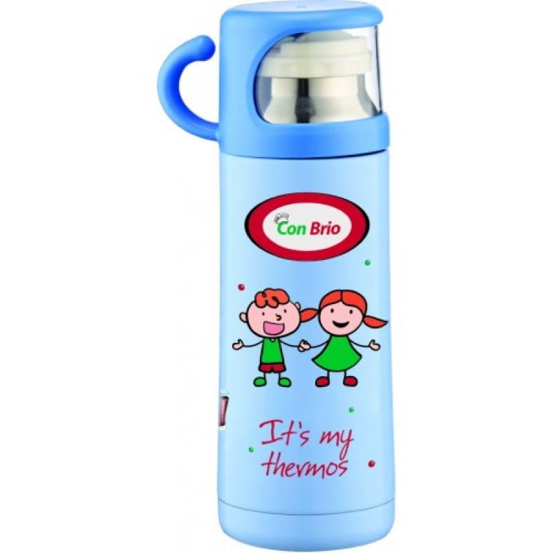Термос питьевой из нержавеющей стали Con Brio 0,35 л CB-343 Голубой (15c933d5)