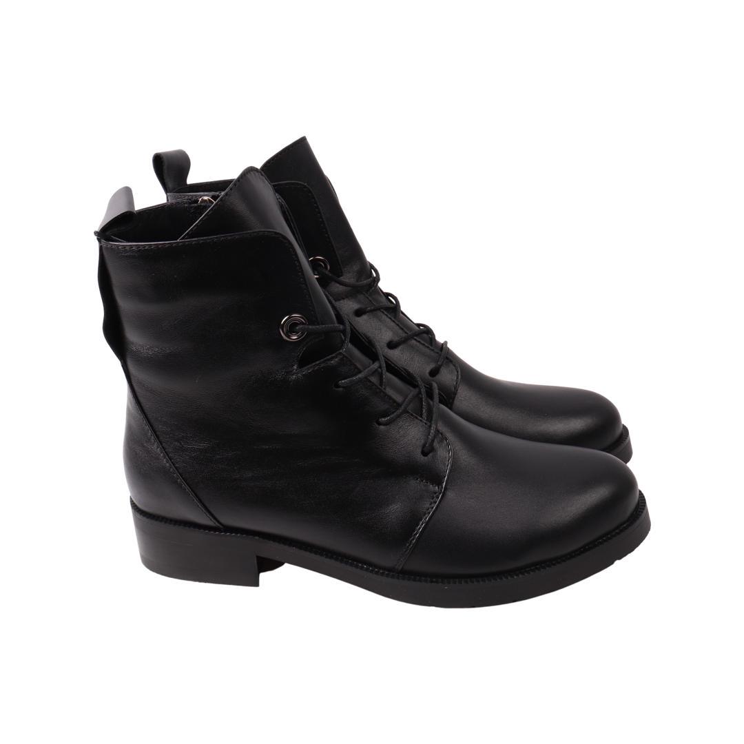 Черевики жіночі Marko Rossi зі шкіри р. 38 Чорний (126-21DHC)