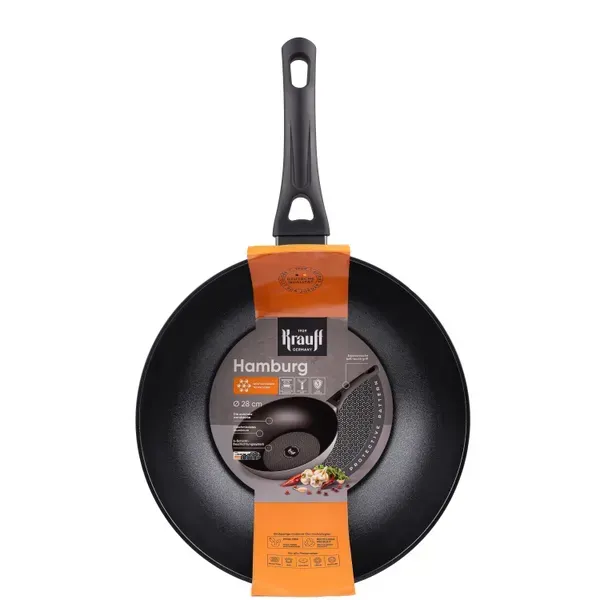 Набор посуды Krauff Steil со сковородой Wok 28 см 9 пр. (26246206) - фото 8 Набор посуды Krauff Steil со сковородой Wok 28 см 9 пр. (26246206) - фото 8