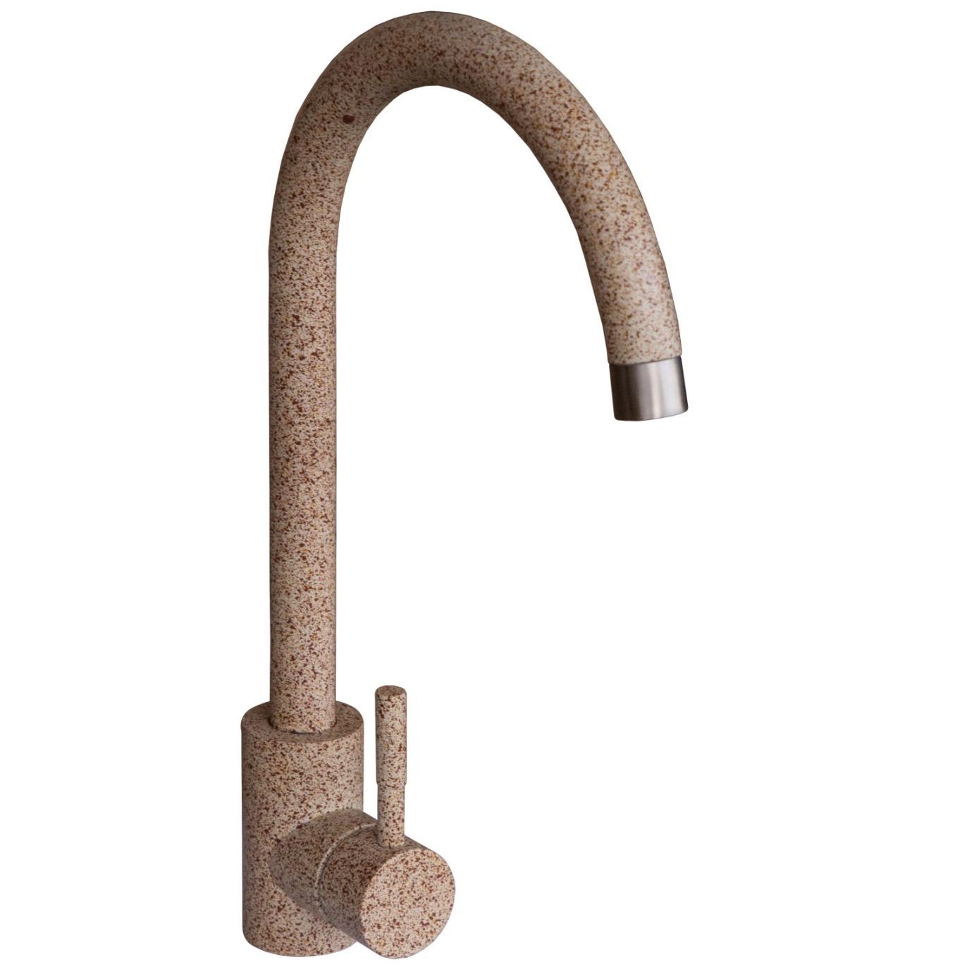 Смеситель для кухни Platinum NА3008A PLS-A32439 однорычажный Бежевый (152529)