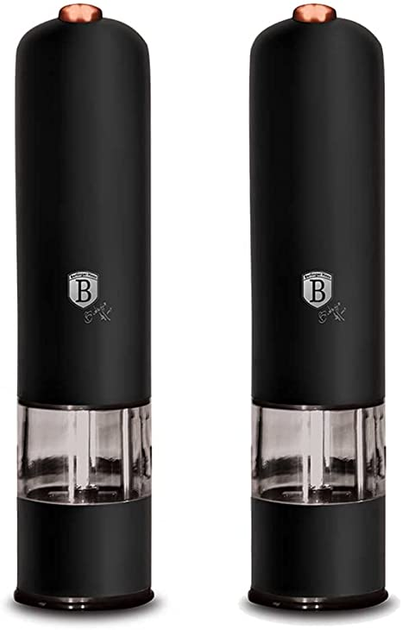 Набір млинів електричних для солі та перцю Berlinger Haus Black Rose Collection (BH-9286)