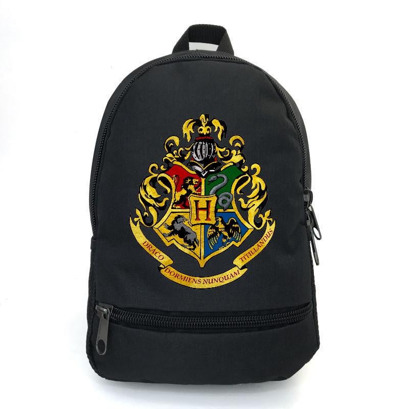 Школьный рюкзак юный BIG с принтом Garry Potter 01 43х30х17 см 22 л Черный (1659279822)