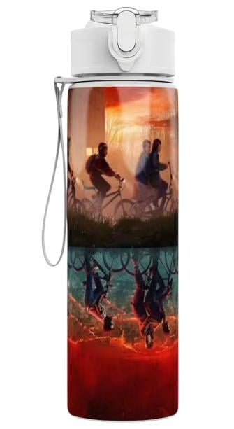 Детская бутылка для воды с трубочкой Stranger Things 750 мл (35110124)