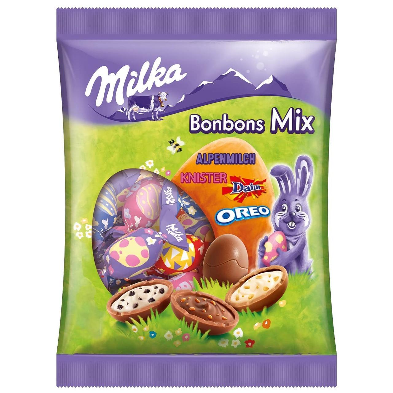 Конфеты пасхальные шоколадные Milka Bonbons Mix 86 г (1794156769)