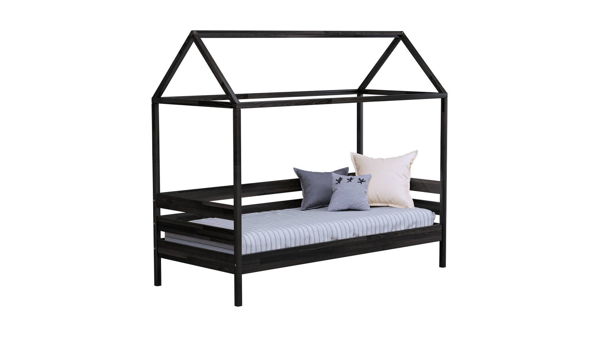 Кровать деревянная Амми Щит Л4 90х190 см Венге (5700925026)