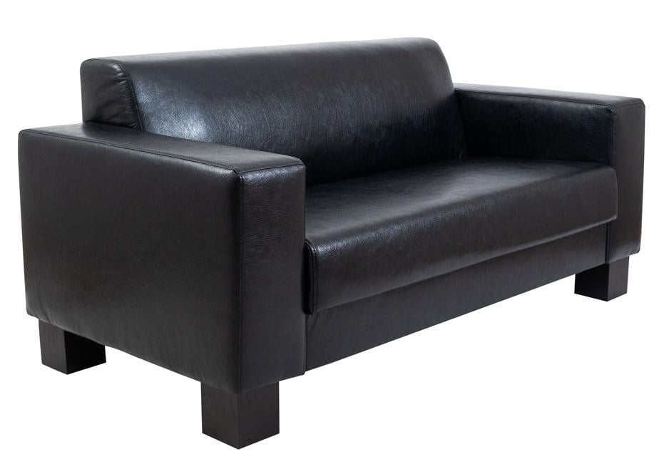 Диван Bruno экокожа Midnight 160х83х77 см Black (rich_sofa_00220)