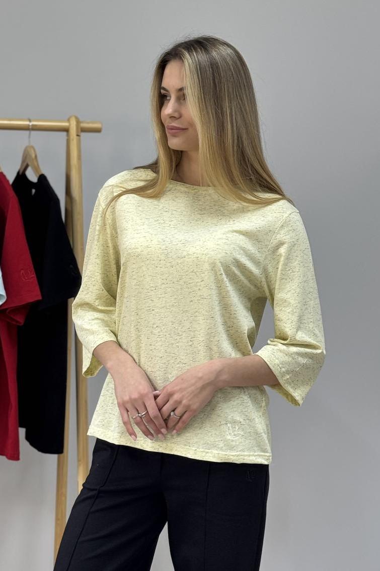 Кофта женская М185 с рукавом 3/4 S Желтый (939-1-60) Кофта женская М185 с рукавом 3/4 S Желтый (939-1-60)