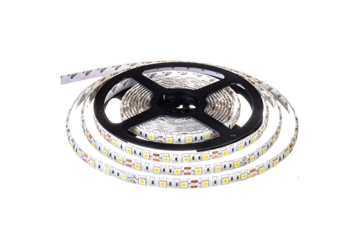 Светодиодная лента LIGHT 12V 14,4W 6000K 60LED IP21 5 м (MTK-300W5050-12)