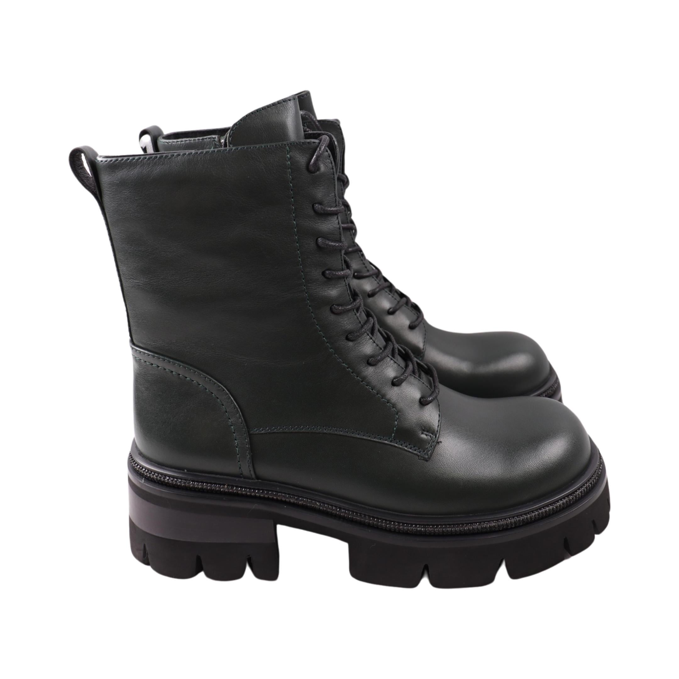 Ботинки женские Angelo Vani натуральная кожа р. 38 Черный (265-23DHC)