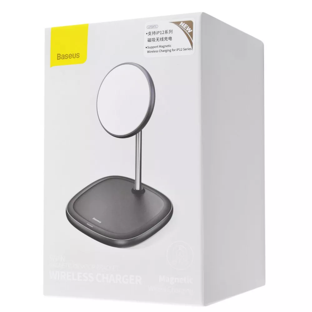 Беспроводное зарядное устройство Baseus Swan Magnetic 15W Black