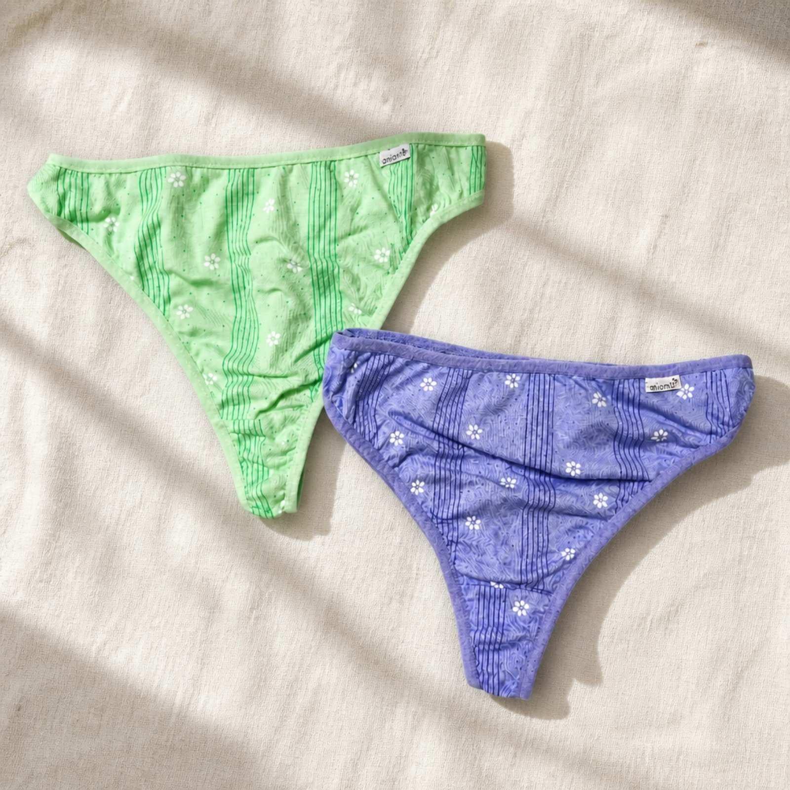 Труси стрінги жіночі ATLANTIC underwear для дівчини S/158-164 см 2 шт. (5907045011518)