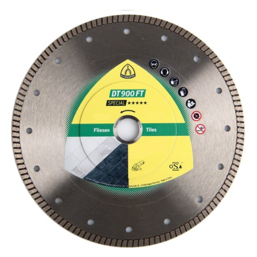Алмазный круг отрезной Klingspor DT 900 FT Special турбо для керамогранита изразца и гранита 125х1,4х22,23 мм
