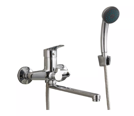 Смеситель для ванной Frap F22703-B H703 длинный гусак d 40 мм Смеситель для ванной Frap F22703-B H703 длинный гусак d 40 мм