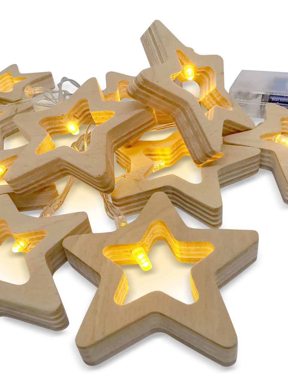 Гірлянда світлодіодна Ltl Зірочки 1,8 м Handmade - фото 5 Гірлянда світлодіодна Ltl Зірочки 1,8 м Handmade - фото 5