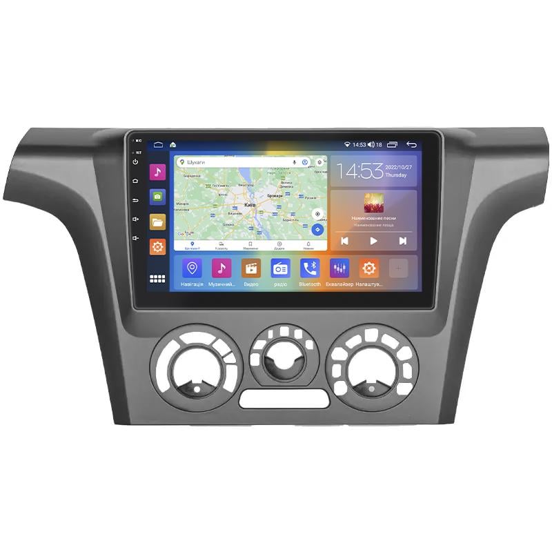 Штатная магнитола Lesko для Mitsubishi Outlander Right wheel 2003-2006г 10" 2/32Gb CarPlay 4G Wi-Fi GPS Prime
