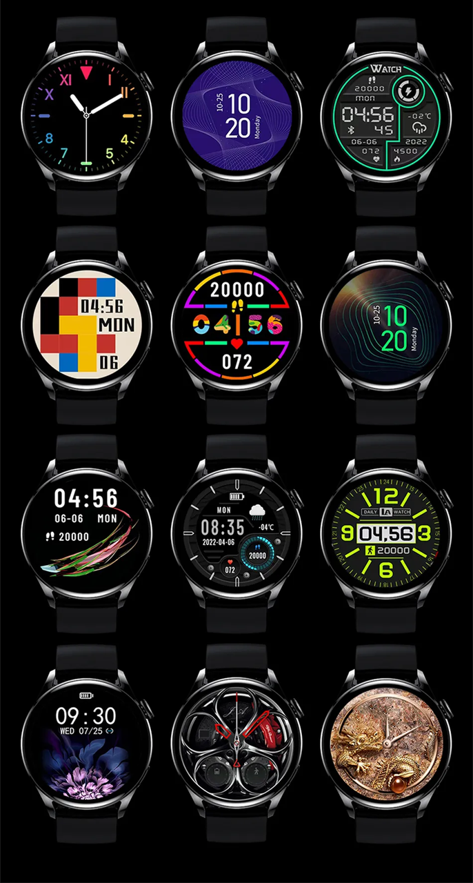 Смарт-часы Pk Gt3 Pro Smart Watch Черный (13949143) - фото 4