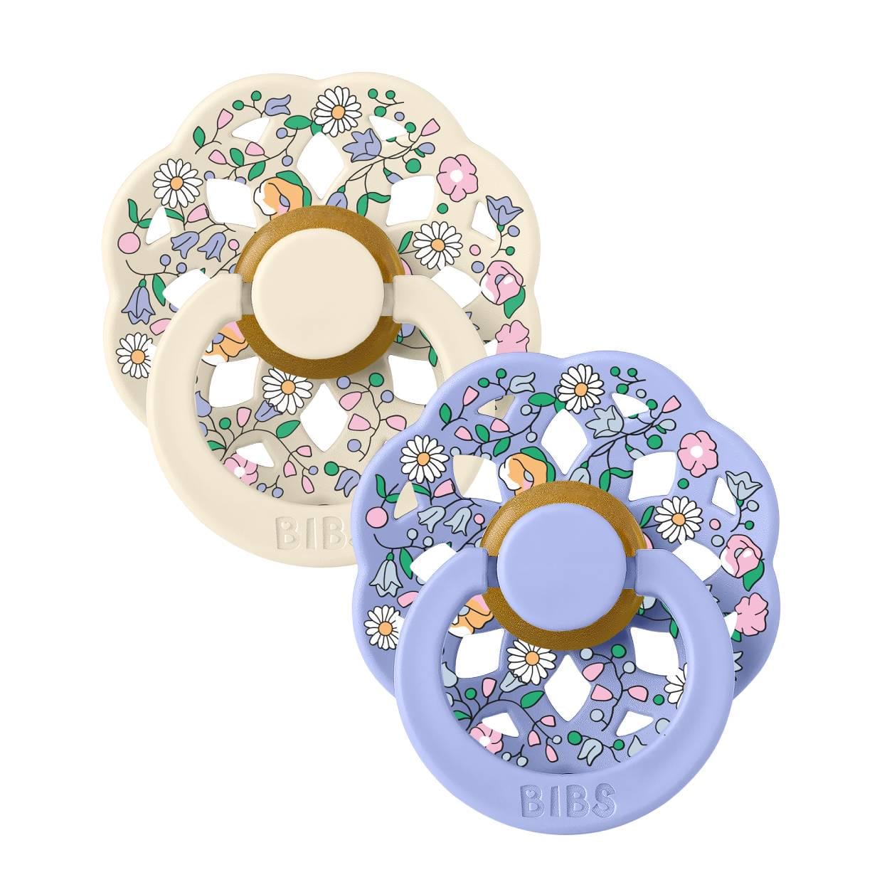 Набор пустышек Bibs LIBERTY Chloe Meadow/Ivory Mix 6/18 мес. (28973)