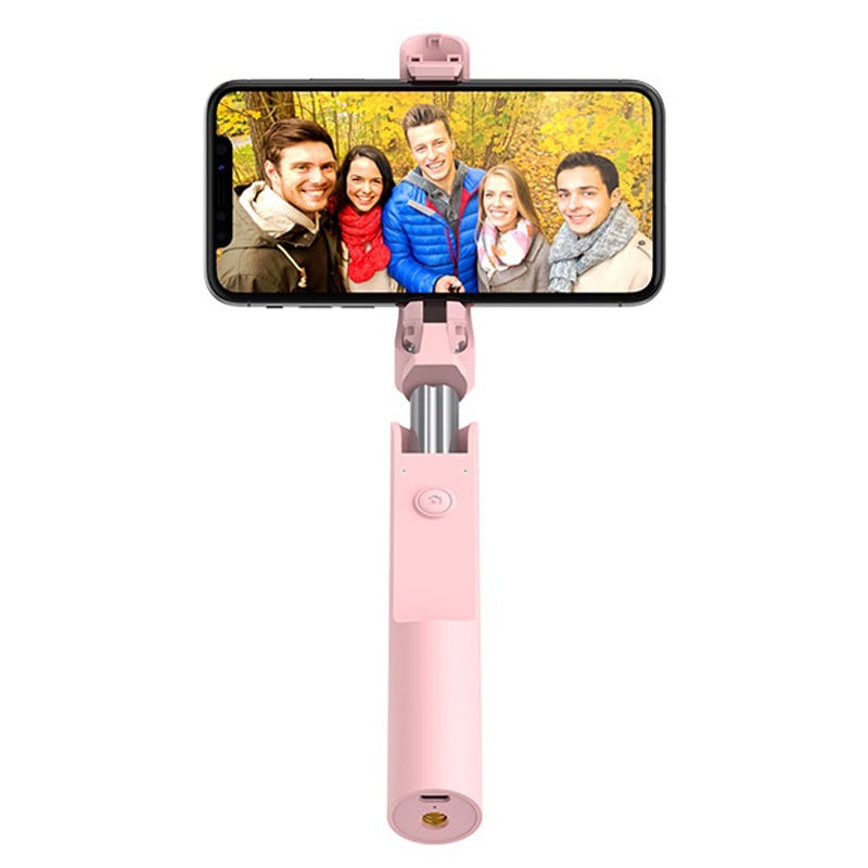 Монопод для селфі Hoco K12 Рожевий (134377)