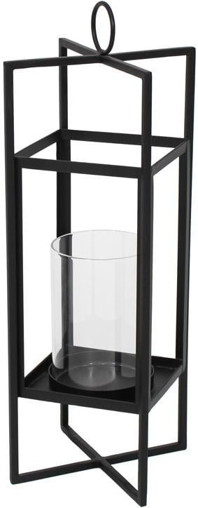 Подсвечник металлический Ravenna Teco со стеклянной колбой 43 см