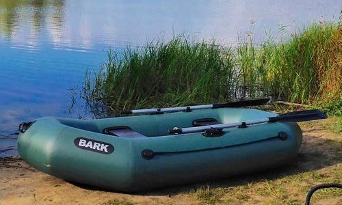 Надувная лодка Bark B-270KD ПВХ 2-х местная гребная сплошное дно - фото 8
