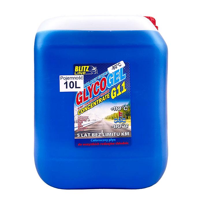 Антифриз Bio Line Poland Glycogel G11 концентрат -80°C 10 л Синий (175525)