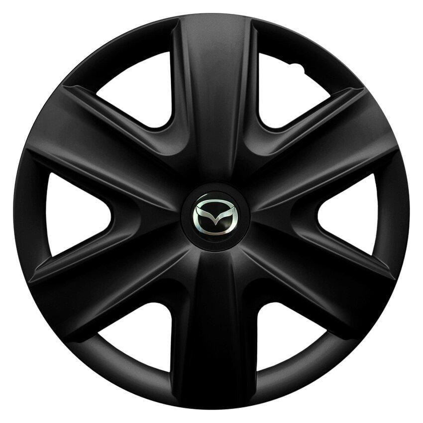 Комплект колпаков JAWOPLAST Hexan R14 для Mazda 4 шт. Black (28434894)