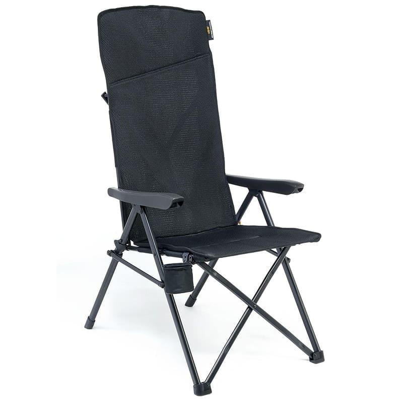 Туристичне крісло розкладне Uquip Justy XL Black (DAS303233)