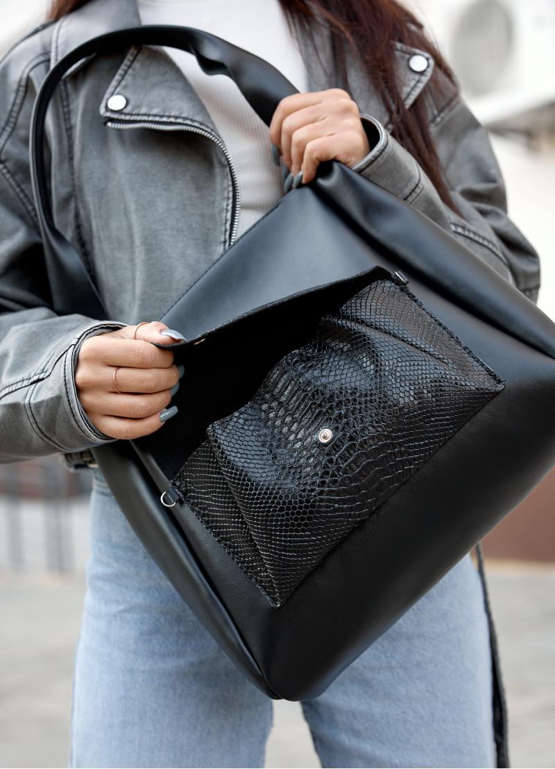 Жіноча сумка Sambag HOBO BLISS Чорний (53453070) - фото 2