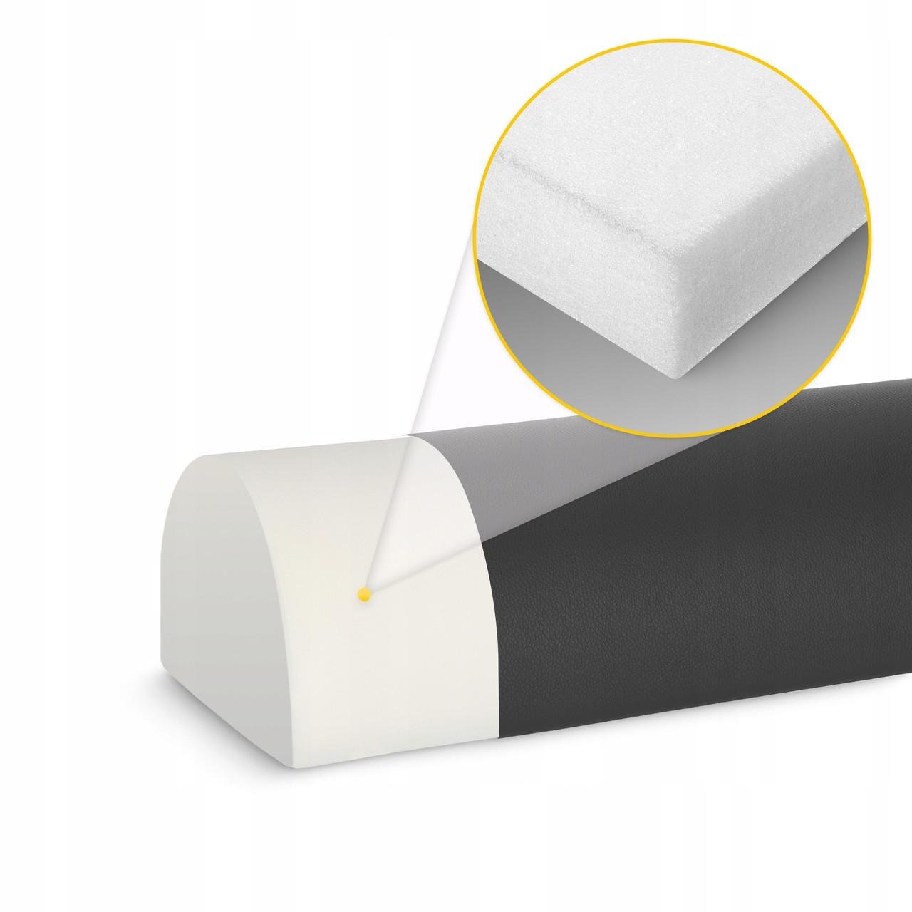 Полувалик для реабилитации и массажа 4fizjo 60x18x12 Black (P-5905973402941) - фото 3 Полувалик для реабилитации и массажа 4fizjo 60x18x12 Black (P-5905973402941) - фото 3