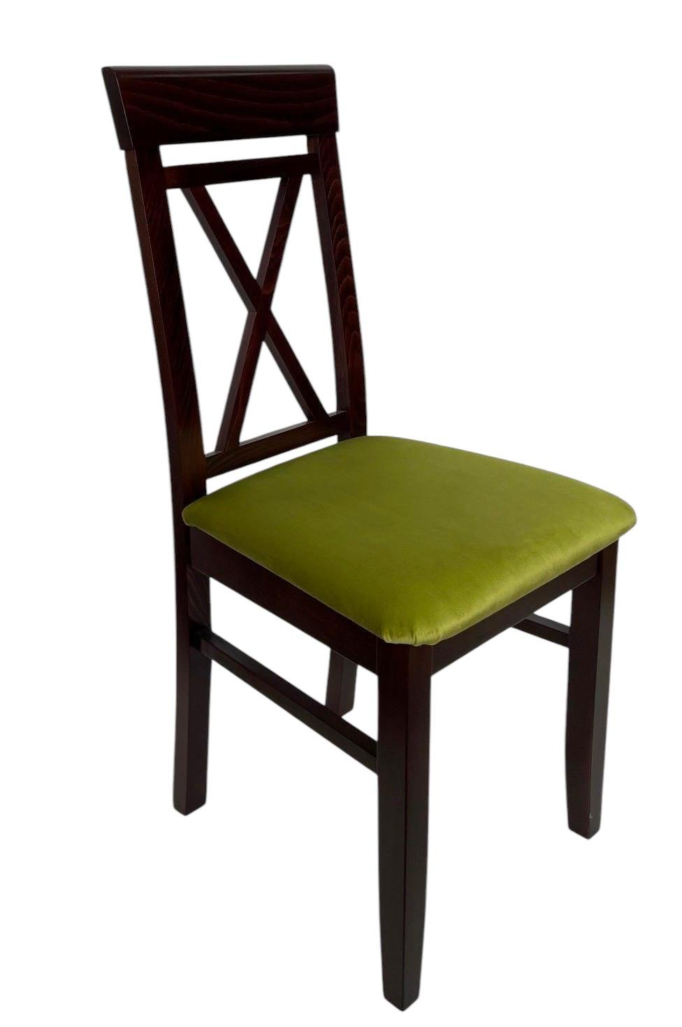 Стул обеденный Скиф ЖУР-18 деревянный Орех/Лагуна-21 (25715241)