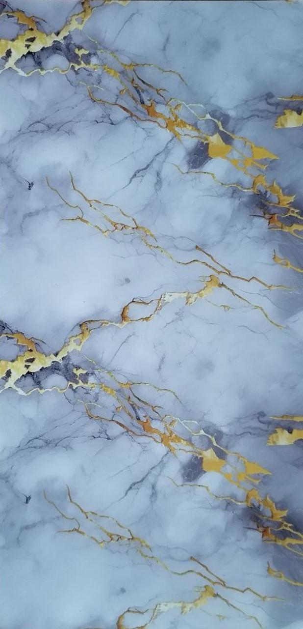 Панель самоклеюча глянцева РЕТ під колір структури 600х300х2,5 мм Пастельний попелястий сірий з відтінком помаранчевий (VN3-140) - фото 2