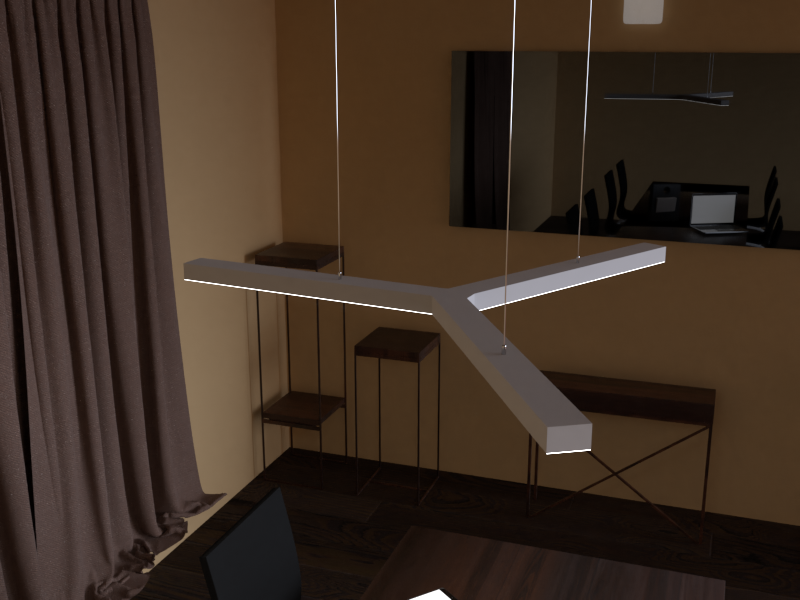 Подвесной светильник потолочный светодиодный Y 220V 86W 6480Lm 3500K с внешним блоком 500x500x500 мм (4960) - фото 4 Подвесной светильник потолочный светодиодный Y 220V 86W 6480Lm 3500K с внешним блоком 500x500x500 мм (4960) - фото 4