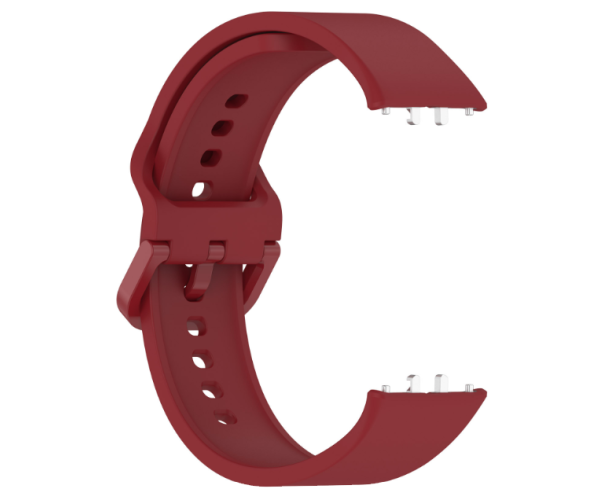 Ремешок Silicone для смарт-часов Samsung Galaxy Fit 3 Красный