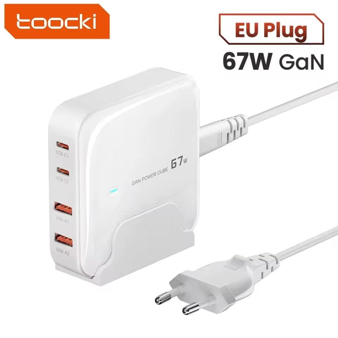 Зарядное устройство для Toocki Gan Desktop Charger 67w PD 67w Белый (26818678) - фото 2