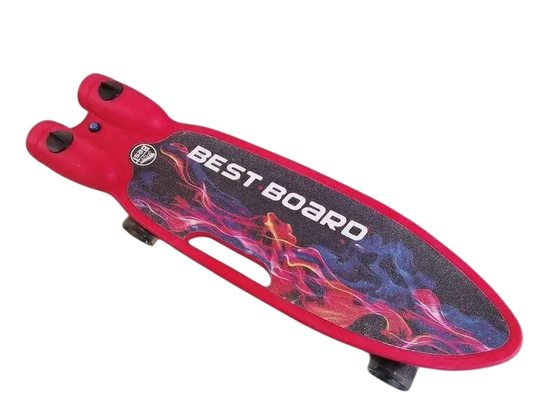 Скейтборд Best Board колеса PU со светом 60х45 мм