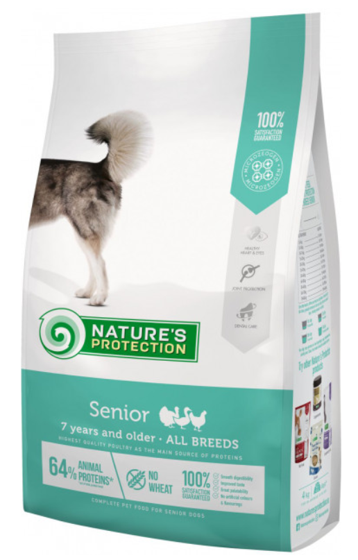 Корм для собак сухой Nature's Protection Senior All breeds 4 кг